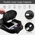 thumbnail image 4 of Cool Skull Shape Men's Leather Backpack - Stylish, Spacious, and Perfect for Traveling!, 4 of 5