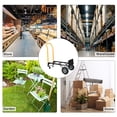 thumbnail image 6 of RedSwing Convertible Hand Truck – 2-in-1 Portable 4-Wheel Dolly Cart, Heavy-Duty Platform Cart for Moving, 330 lbs Capacity, 6 of 9