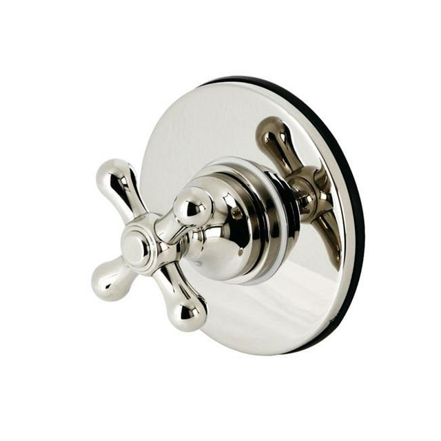 Kingston Brass KS3036AX 3-Way Diverter Valve with Trim Kit, Polished Nickel