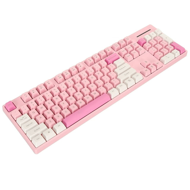 Clavier Filaire à 104 Touches, Clavier d'Ordinateur Coloré, Touches de Fonctions Multimédias, Clavier de Jeu pour XP 7 8 10 11, pour OS X,