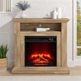 thumbnail image 2 of LIVILAND Cozy 32" Freestanding Electric Fireplace - Tuscan Walnut, 2 of 7