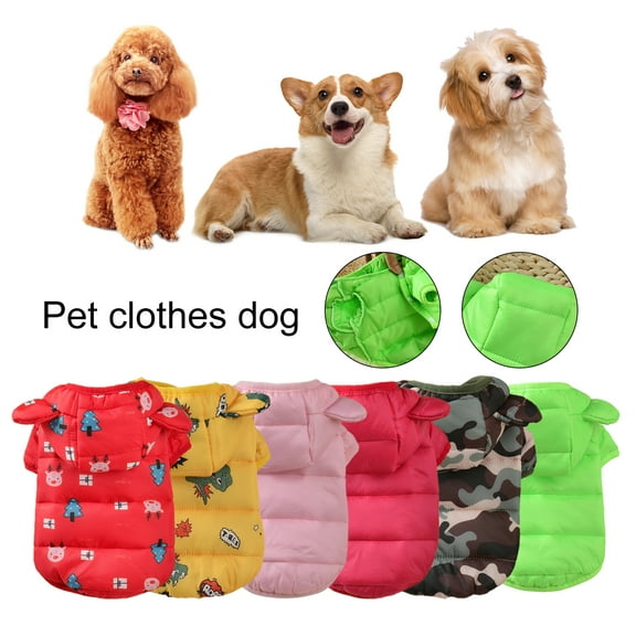 Cheers.US Dog Warm Winter Coat, Doggy Coats for Small Dogs Wind Resist Paded Warm Jacket for Puppy
