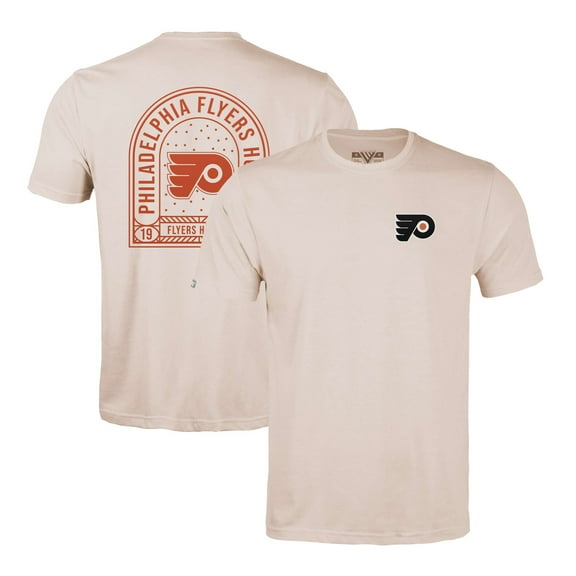 Men's Levelwear Khaki Philadelphia Flyers Richmond Stained Glass T-Shirt