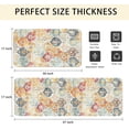 thumbnail image 3 of Boho Kitchen Rug Rectangle Yellow Kitchen Rugs Kitchen Rugs Non Slip Washable 2 Sets Washable Kitchen Rugs Farmhouse Style Easter Kitchen Rugs Throw Rugs for Kitchen Yellow Long Soft Kitchen Rug, 3 of 6