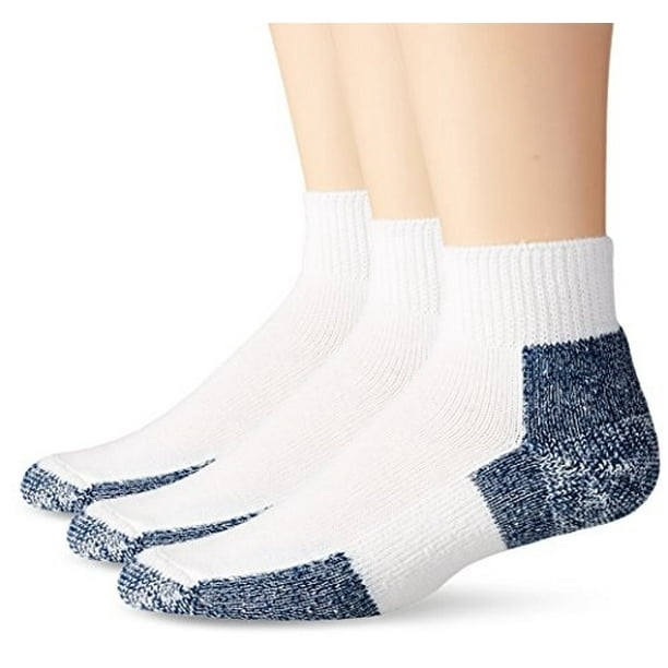 Thorlos thorlos unisex jmx running thick padded ankle sock, white (3