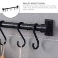 thumbnail image 3 of Space Saving Aluminum Kitchen Hanging Rack With 8 Hooks For Easy Storage, 3 of 5