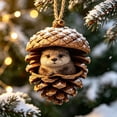 thumbnail image 2 of 2026 Christmas Indoor Home Decor 2D Flat Acrylic Christmas Hanging Ornament Decoration For Festive Holiday Tree Embellishment, 2 of 6