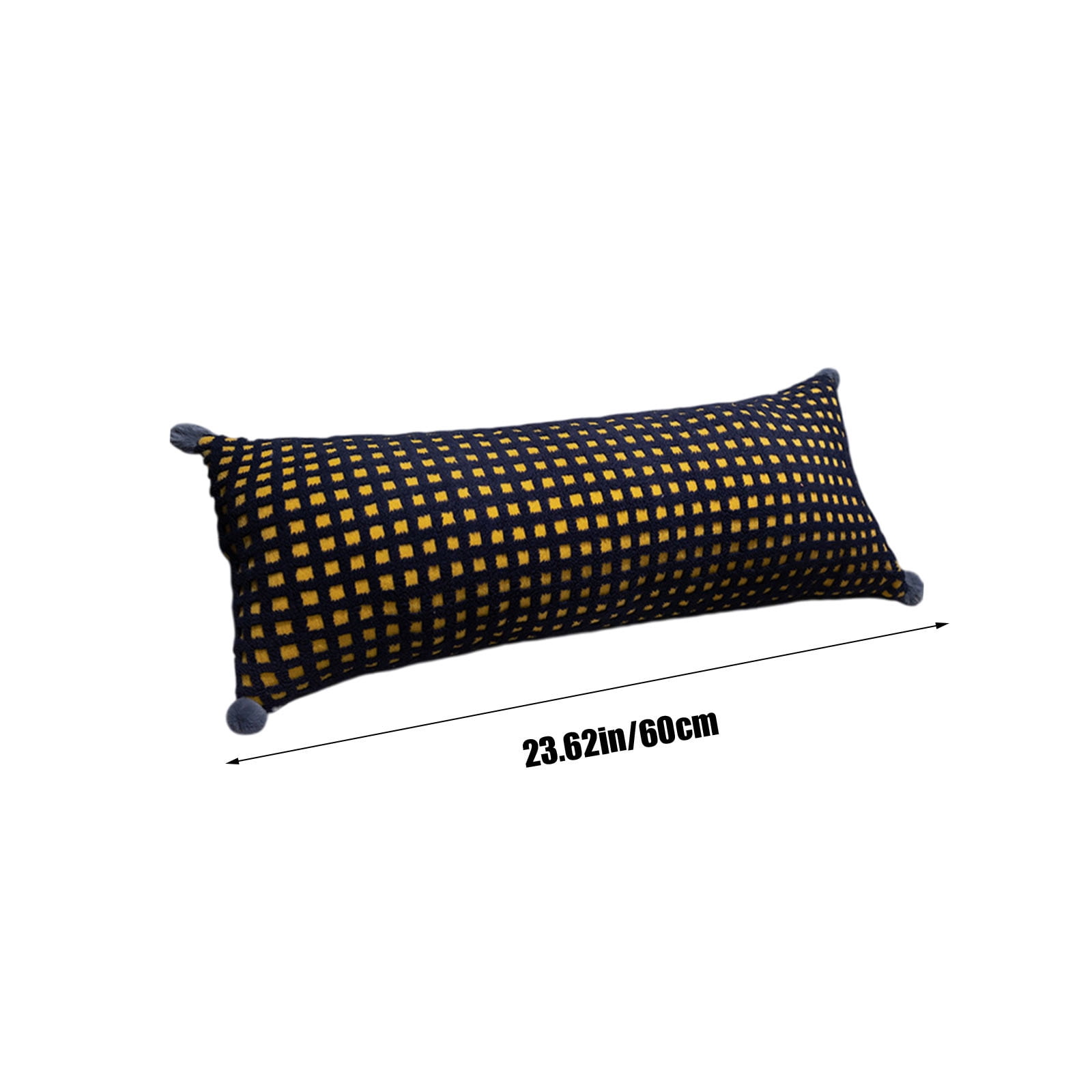 Specollect Clearance 3Pcs Soft Velvet Long Pillow with Removable Cover, Cute Soft Roll Body Pillows Lumbar Cushion for Leg, Back,Lumbar,Dormitory 60cm
