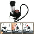 thumbnail image 2 of FOLOYORI 1Pack Metal Floor Pump for Bike Tire Inflator with High Pressure Foot Activated Design Silver 24x9cm, 2 of 8