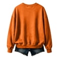 thumbnail image 3 of Oversized Crew Neck Sweatshirt for Women Long Sleeve Vintage 1692 Witch Graphic Pullover Loose Fit Casual Fall Halloween Apparel Saffron XXL, 3 of 3