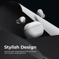 thumbnail image 5 of SoundPEATS Wireless Bluetooth 5.1 Headphones Free2 Classic White Type-C IPX5 Waterproof 6mm Drivers, 5 of 8