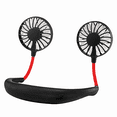 thumbnail image 1 of Ventilador de refrigeración doble para colgar en el cuello perezoso recargable por USB Viaje al aire libre Interior Ventilador de banda para el cuello portátil Sweethay JJ22789-06, 1 of 6