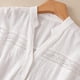 thumbnail image 4 of Puntoco Vestido De Manga Corta De Algodón Y Lino Jacquard De Color Liso Para Mujer Cintura Media Blanco M,Regalos Para Mujer Joven, 4 of 9