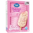 thumbnail image 1 of Great Value Barbie Naturally Flavoured Cotton Candy Light Ice Cream Bars, 4 x 80 mL, 1 of 4