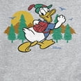 thumbnail image 3 of Disney - Mickey & Friends - Donald Duck Happily Going on a Hike - Men's Crew Neck Fleece Pullover, 3 of 5