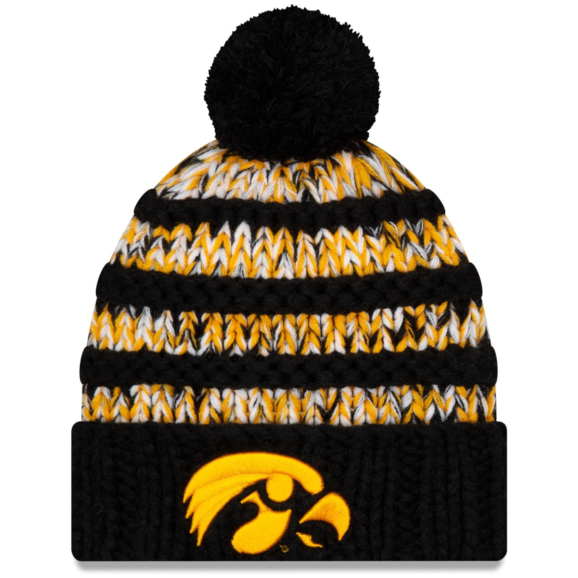 Iowa Hawkeyes Layer Cuffed Knit Hat 