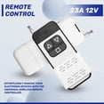 thumbnail image 4 of 2 Unidades de Control Remoto Inalámbrico Universal de 433 Mhz, 3 Botones, Dispositivo Transmisor de 1000 M para Luz, Puerta de Garaje y Controlador de Motor, 4 of 5