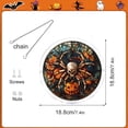 thumbnail image 3 of 8.9 Inches Halloween/Autumn-themed Puzzle Suncatcher, DIY Acrylic Stained Glass Style Window Hanging Decor, Sun Catcher Puzzle Gift for Women, Mom, Grandma, Wife, Garden Lovers, 3 of 9