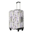 thumbnail image 2 of Daiia Lavender Flowers Luggage Cover, Thickened Washable Travel Luggage Covers, Elastic Unique Baggage Covers for 18-20 inch Luggage-Small, 2 of 9