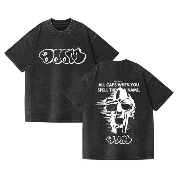 Azikbd  DOOM game-themed red 3D graphic vintage T-shirt, 100% cotton, unisex, available in sizes XS-3XL, trendy and stylish.