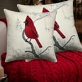 thumbnail image 5 of Christmas Pillow Covers 18x18 Inch - Festive Throw Pillowcases for Sofa & Couch - Farmhouse Holiday Decorations for Living Room, Porch & Seasonal Home Styling, 5 of 5