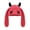 Dark pink, variant on Giaone Soft Stretchy Hat Devil Horn Hat Warm Headwear Costume Accessories