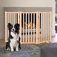 thumbnail image 5 of QinaQin Wooden Freestanding Dog Gate, No Paint Required, Foldable Pet Fence, Suitable for Houses, Doorways, Stairs, Etc., Foldable Design, 5 of 7
