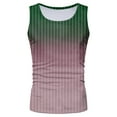 thumbnail image 3 of HCNTES Men's Cotton Tank Top Shirts Casual Sleeveless Beach Vest Tops Tunic for Running Fitness(Pink,M), 3 of 5