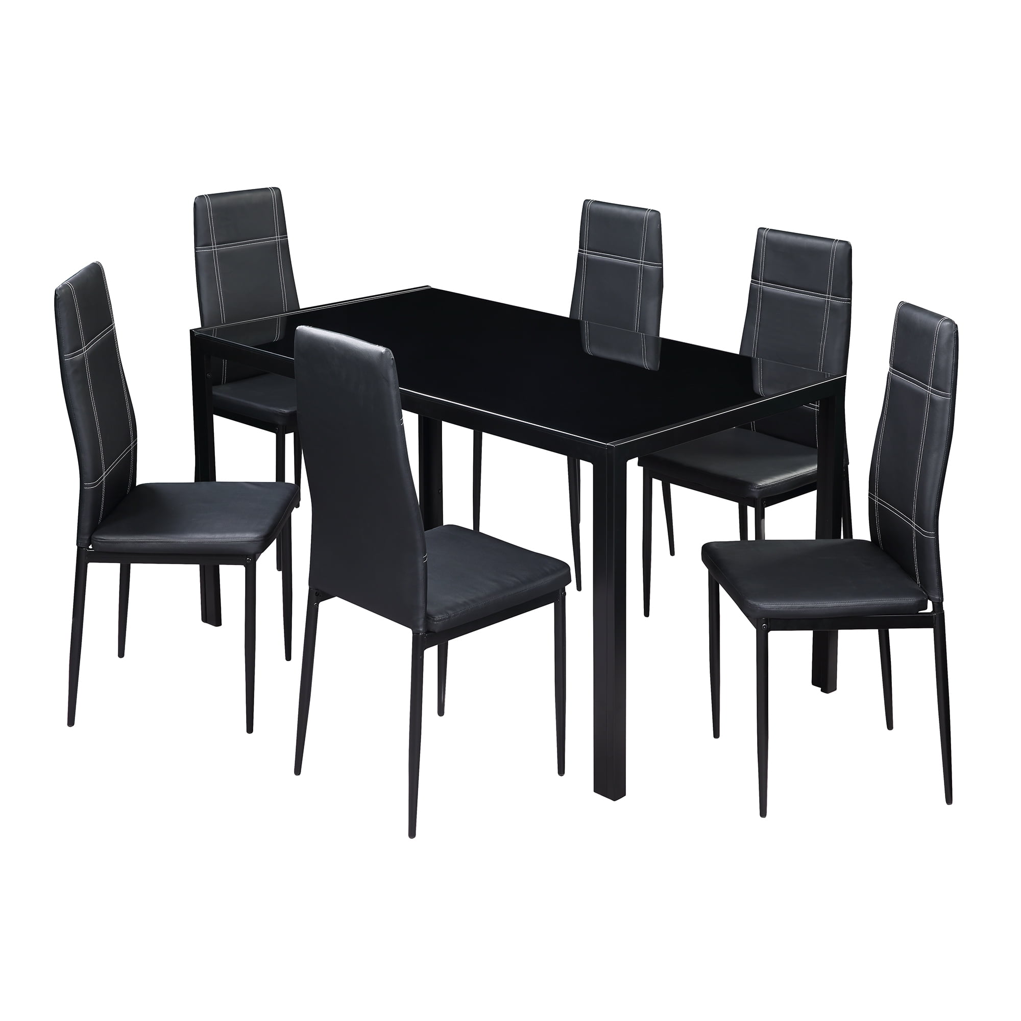 Kitchen Tables And Chairs 7 Piece Kitchen Dining Table Set Kitchen Dining Table Set Glass Top