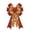 Style 1, variant on Fall Harvest Season Thanksgiving Bow Wreath Accessory Vintage Plaid Pumpkin Maple Leaf Ribbon Bow Indoor Fall Home Decoration