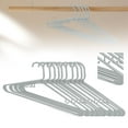 thumbnail image 2 of Plastic Hangers Clothing Hangers Ideal For Everyday Standard Use, 2 of 7