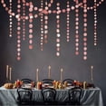thumbnail image 2 of 4Pcs Gold Circle Garland Gold Party Decorations Hanging Dot Banner Streamer Backdrop Decor Wedding Birthday Bday Bridal Baby Shower Bachelorette Ramadan EID Graduation New Year NY Party Supplies, 2 of 8