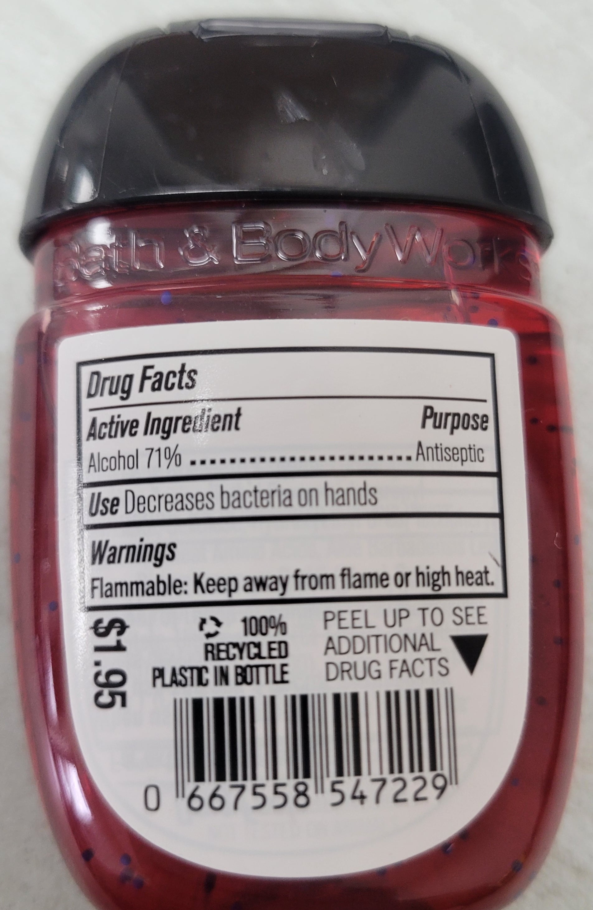 Bath and Body Works Anti-Bacterial Hand Gel 10-Pack PocketBac Sanitizers, Assorted Scents, 1 fl oz Each