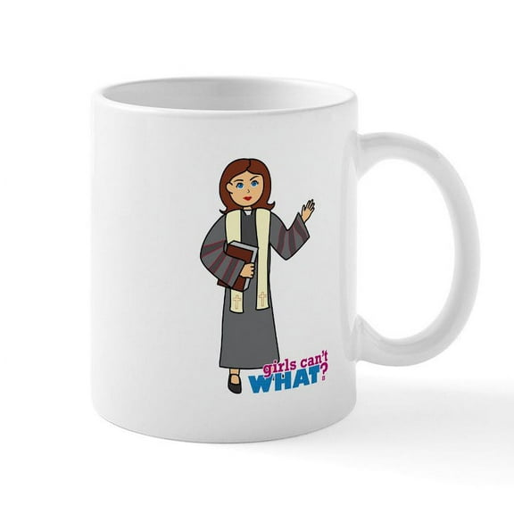 CafePress - Preacher Woman Mug - 11 oz Ceramic Mug - Novelty Coffee Tea Cup