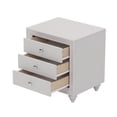 thumbnail image 5 of Euroco 3 Pieces Bedroom Furniture Set, Queen Size Platform Bed with 2 Nightstands, Cream Grey, 5 of 10