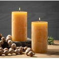 thumbnail image 2 of Vance Kitira 8" Brown Sugar Timber Pillar Candle ,Scentless, Clean-Burning, Environmental Friendly, 2 of 6