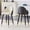 Dark Gray,White*2, variant on StnTalk Bar Stools Set of 2, White & Dark Gray PU Leather Counter Height Chairs, Modern Splicing Kitchen Stools with Gold Footrest & Metal Legs for Kitchen Island