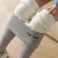 thumbnail image 1 of Leggings de terciopelo de otoño e invierno, leggings ajustados para mujer, pantalones de algodón cálidos acolchados adelgazantes con rosca, 1 of 4