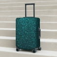thumbnail image 6 of Fotbe Navy blue sparkling Luggage Cover Protector, Suitcase Protector，Scratch and Dirt Resistant, Fits 18-32 Inch Luggage-X-Large, 6 of 7