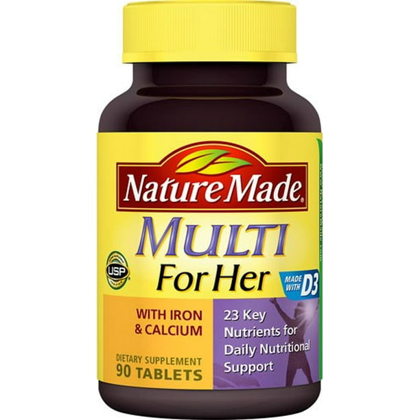 Nature Made Multi For Her Tablets, 90 Ct