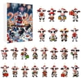 thumbnail image 2 of Xihbxyly Calendario de Adviento de Navidad 2024, Adorables Figuras de Vaca, Colgante con Cuenta Regresiva de 24 Días, Divertidos Adornos de Vaca, Caja de Cuenta Regresiva Navideña, Regalo Sorpresa de, 2 of 7