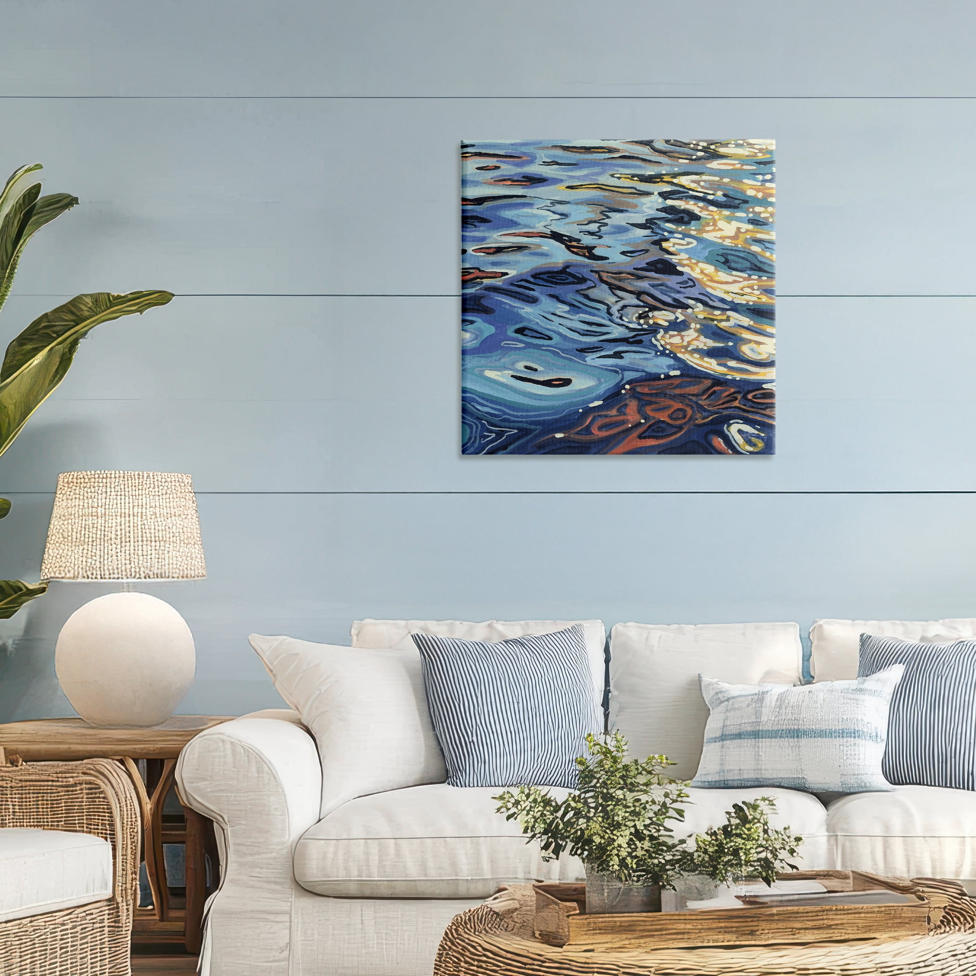 Stupell Industries Sunrise on Rippling Water Canvas Wall Art, design by Kate Jarvik Birch