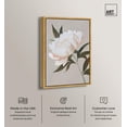 thumbnail image 2 of Whiteness Unveiled Canvas Print Floral Wall Decor by Art Remedy, Gold Frame, 36 x 54, 2 of 7