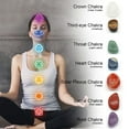 thumbnail image 2 of HeroNeo Natural 7 Chakra Gemstones Pendant Necklaces Healing Stones Kit Jewelry for Yoga, 2 of 12