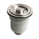 thumbnail image 5 of Tapón de fregadero de cocina Colador Tapón de fregadero Colador Filtro fácil de drenar Acero inoxidable 11 cm, 5 of 9