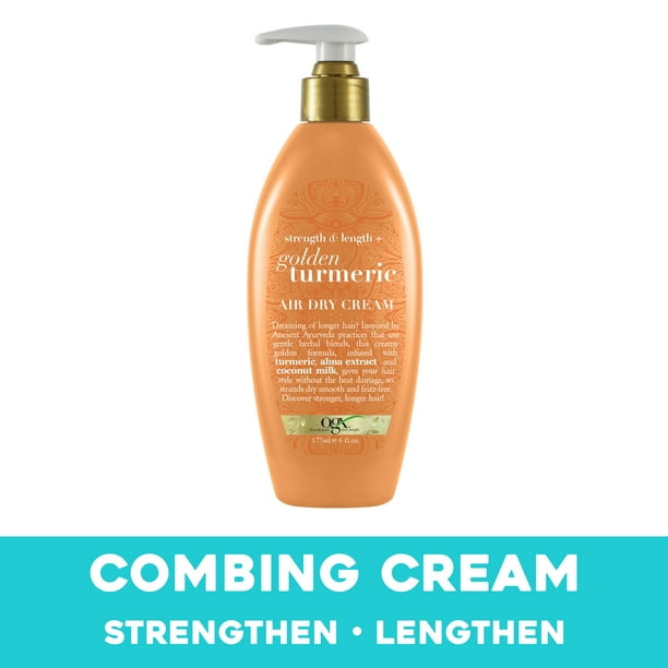OGX Strength & Length + Golden Turmeric AntiFrizz Air Dry Hair Cream
