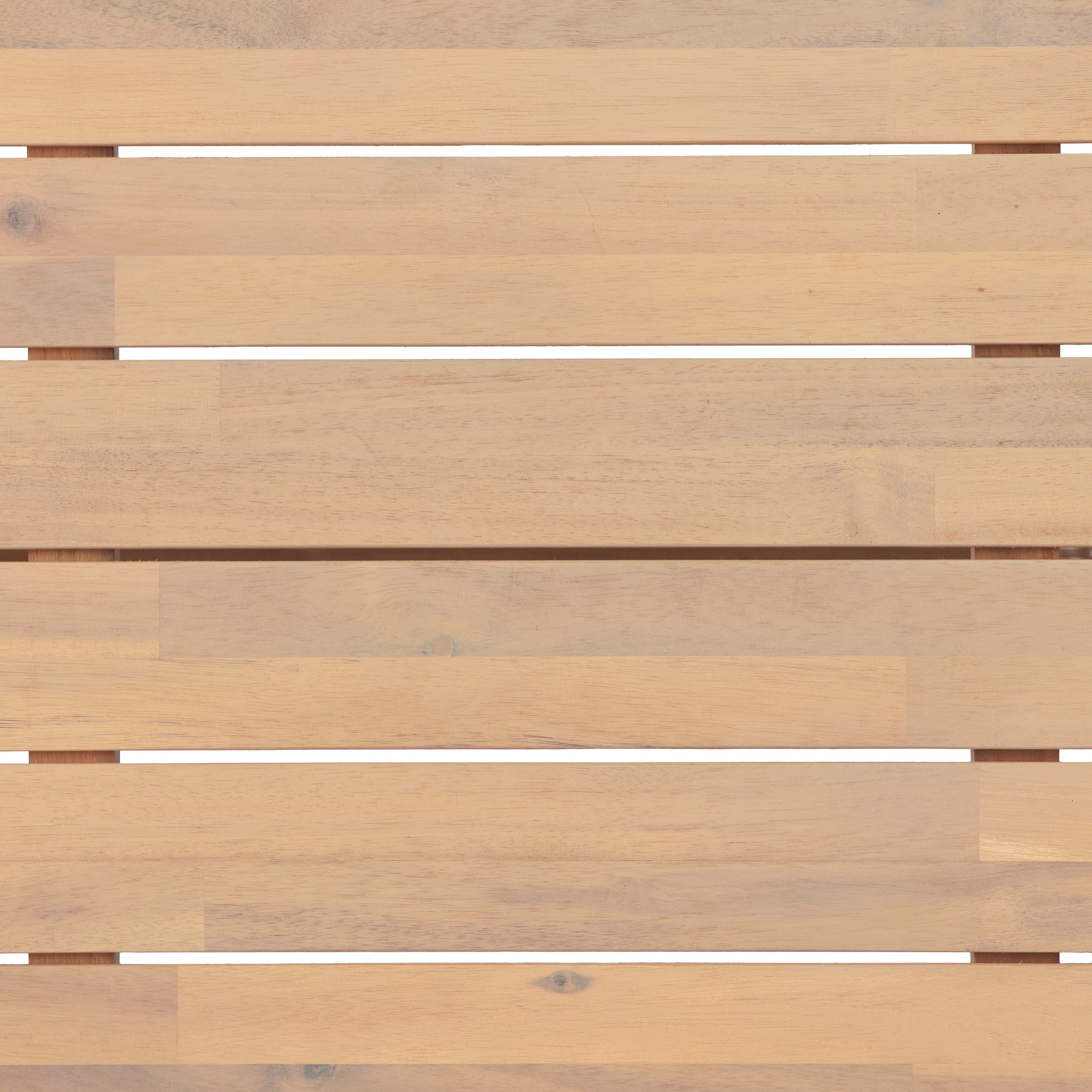 Christopher Knight Home 47" Outdoor Coffee Table, Acacia Wood Slatted Patio Table, Light Teak