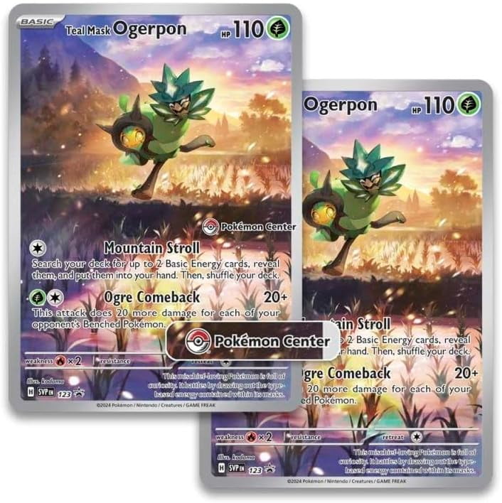 Pokemon TCG: Scarlet & Violet - Twilight Masquerade Pokemon Center Elite Trainer Box Teal Mask Ogerpon