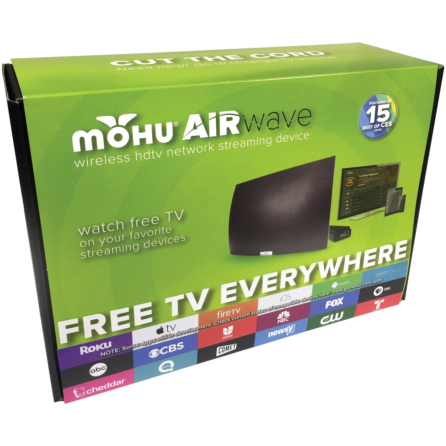 Mohu MH-110094 Airwave Wireless HDTV Network Streaming Device