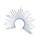 thumbnail image 1 of Halloween Halo Sun Headband Band Band Decoration Prop Novelty Head Band para vestidos de carnavales Vacunas Etapa espectáculo plata, 1 of 10
